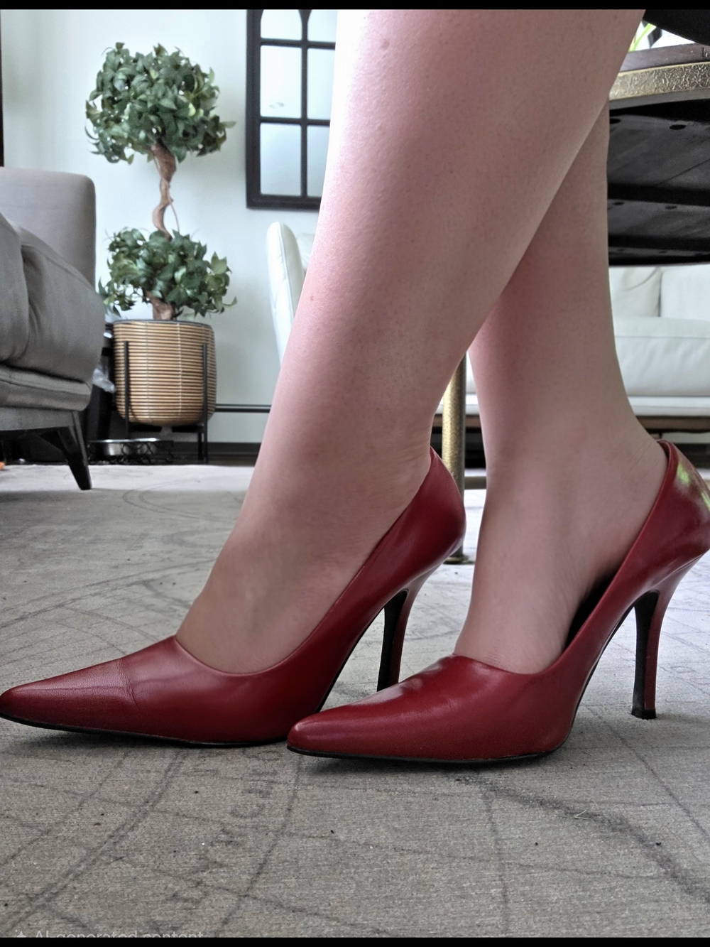 Chinese Laundry Red Pointed-Toe Stiletto Pumps